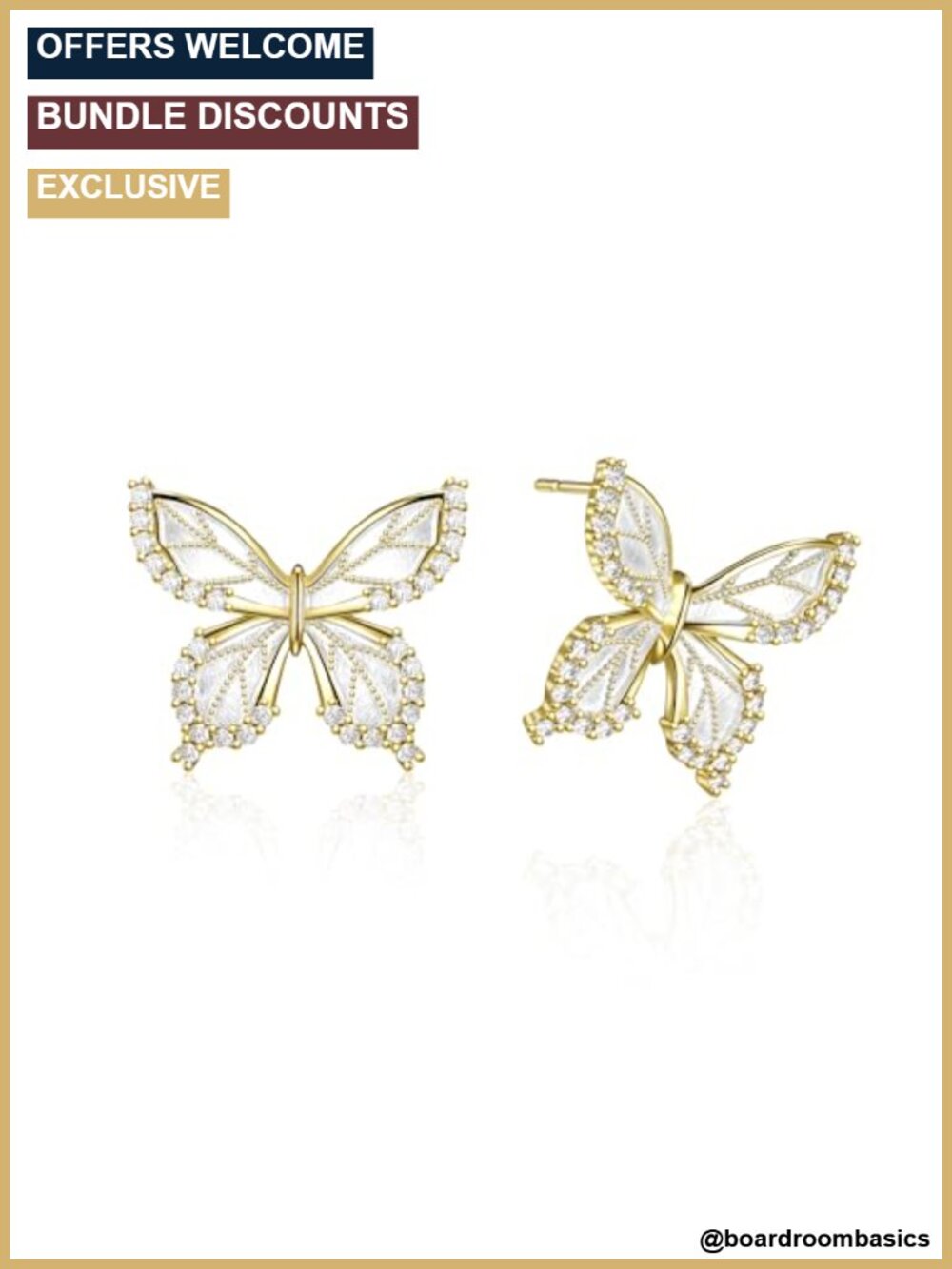 925 Sterling Silver Flower Stud Earrings Hypoallergenic Women Jewelry